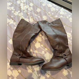 Torrid Wide Brown Knee-High Boots
